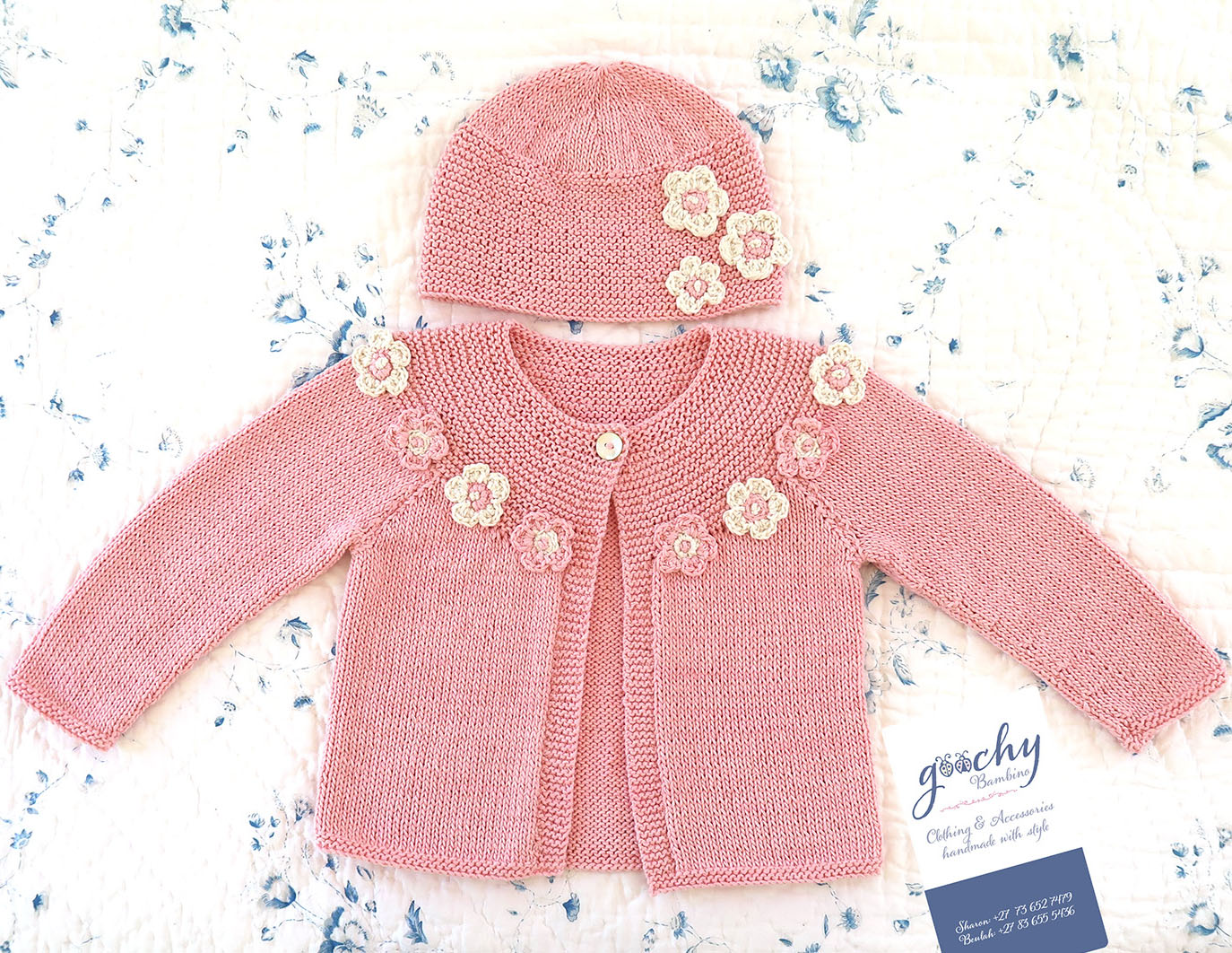 Rosy Posy Jacket with Beanie (sold out)